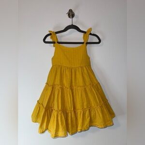 Charming Yellow Kids Dress